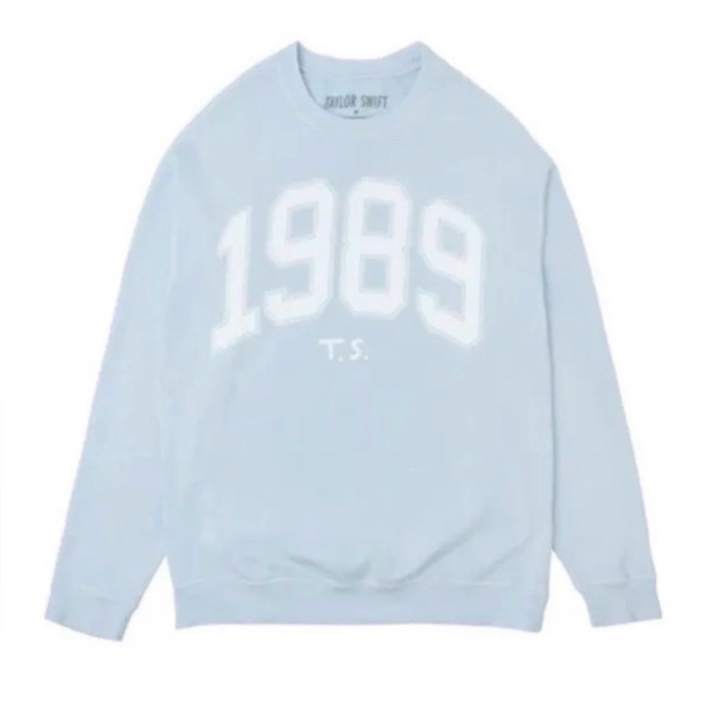 Taylor Swift 1989 Light Blue Crewneck Sweatshirt Size XL - Picture 9 of 9